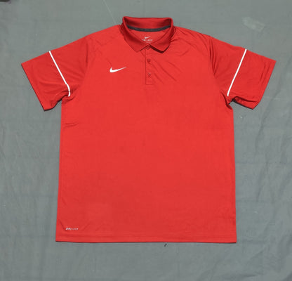 Nike Men Sport Red Polo T Shirt
