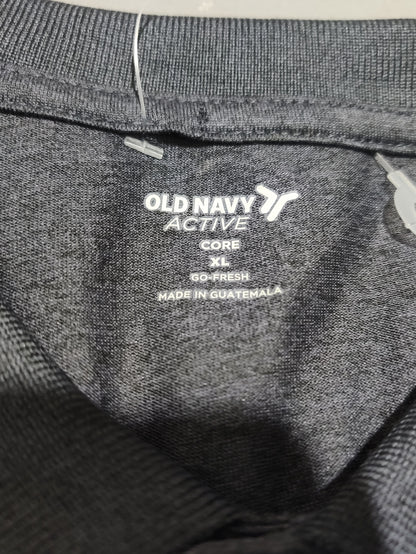 Old Navy Men Sport Gray Polo T Shirt