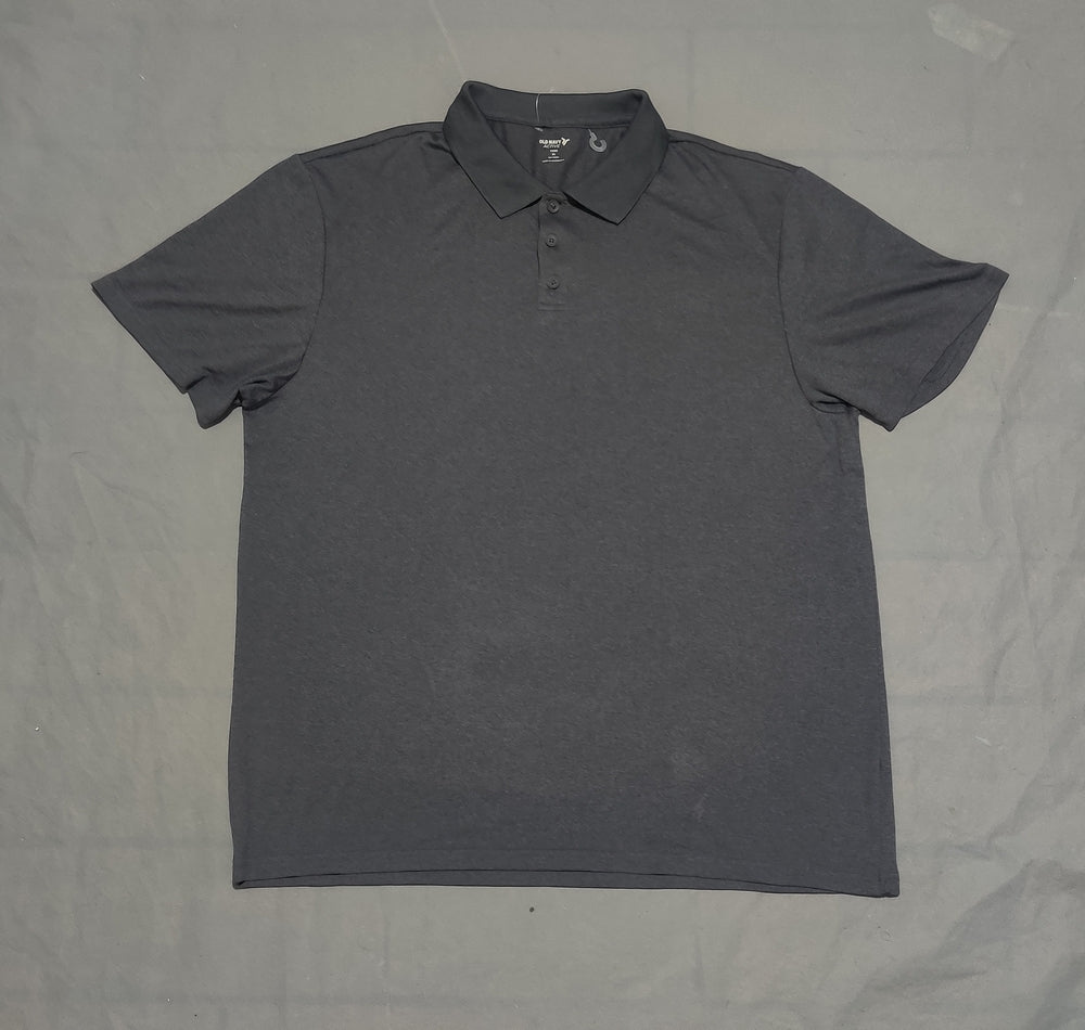 Old Navy Men Sport Gray Polo T Shirt