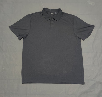 Old Navy Men Sport Gray Polo T Shirt