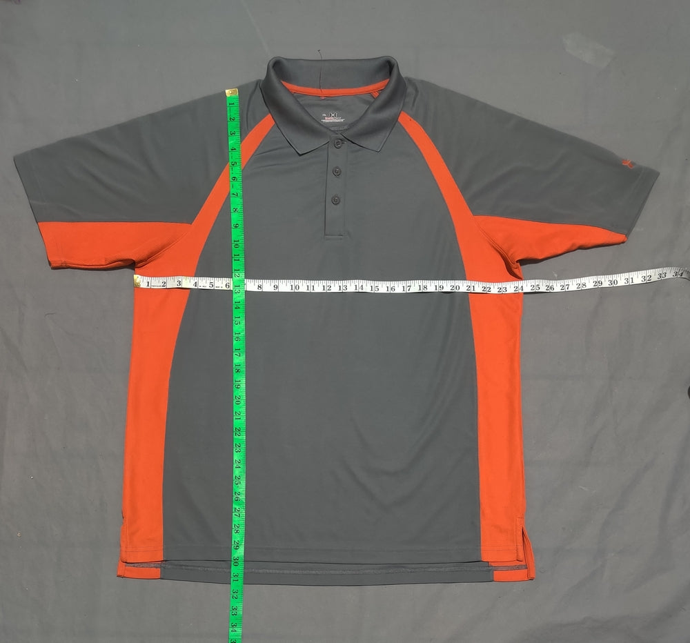 Under Armour Men Sport Gray Polo T Shirt