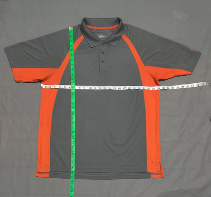 Under Armour Men Sport Gray Polo T Shirt