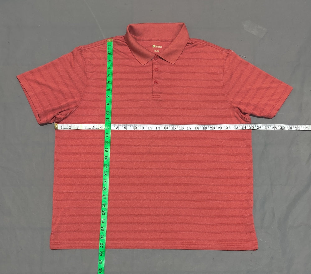 Haggar Men Sport Red Polo T Shirt