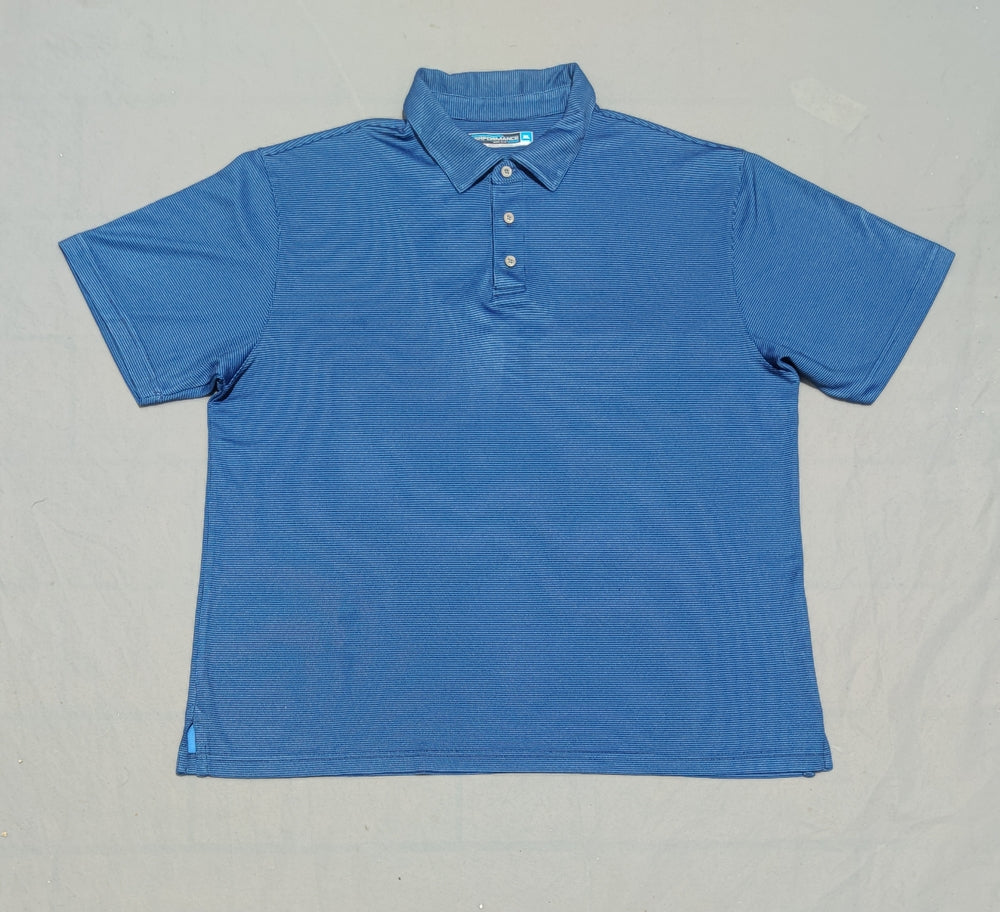 Round & Yorke  Men Sport Blue Polo T Shirt