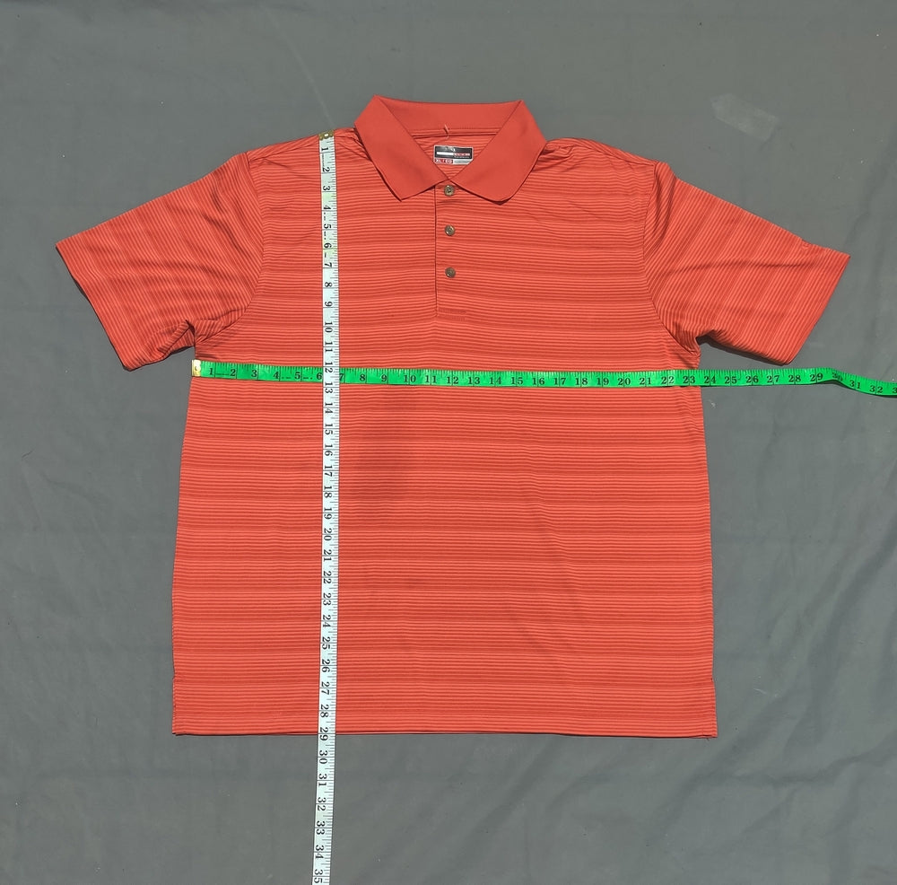 Grand Slam Men Sport Orange Polo T Shirt