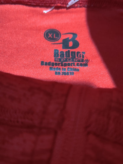 Badger Men Sport Red Polo T Shirt