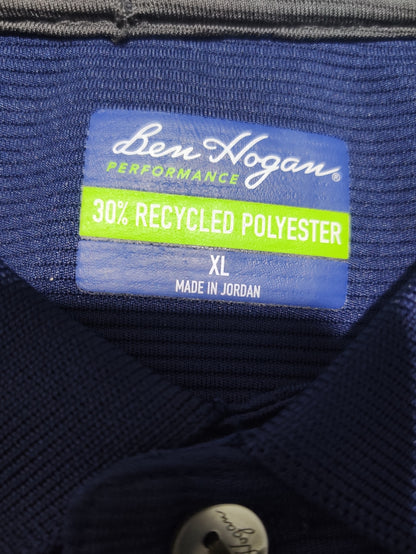 Ben Hogen Men Sport Blue Polo T Shirt