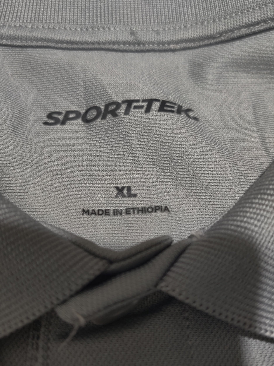 Sport Tek Men Sport Gray Polo T Shirt