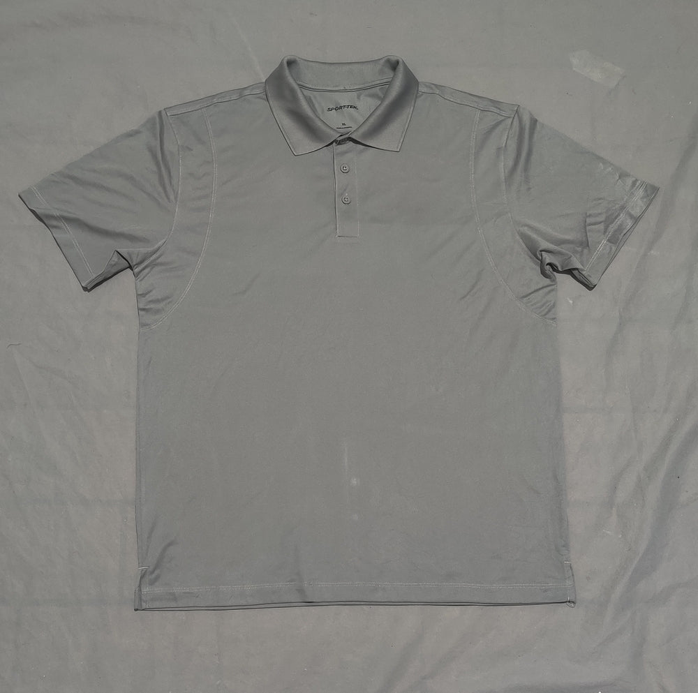 Sport Tek Men Sport Gray Polo T Shirt