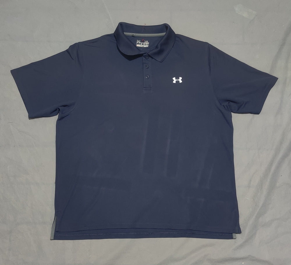 Under Armour Men Sport Blue Polo T Shirt