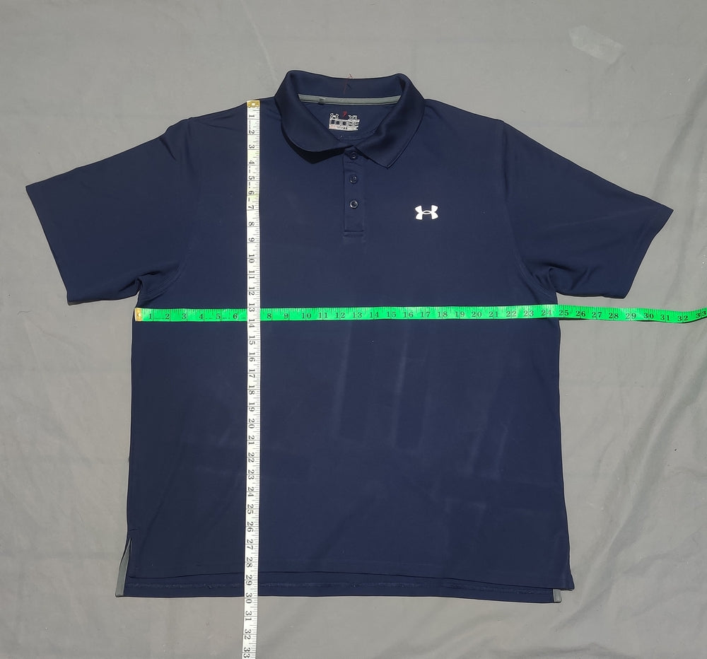 Under Armour Men Sport Blue Polo T Shirt
