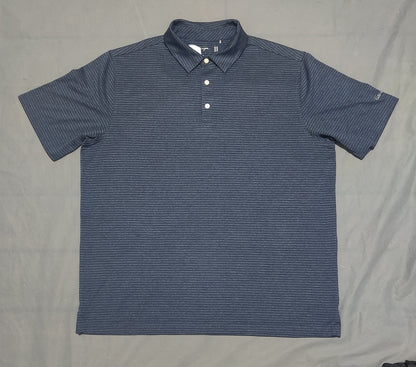 Walter Hagen Men Sport Gray Polo T Shirt