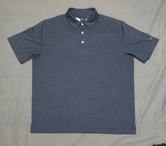 Walter Hagen Men Sport Gray Polo T Shirt