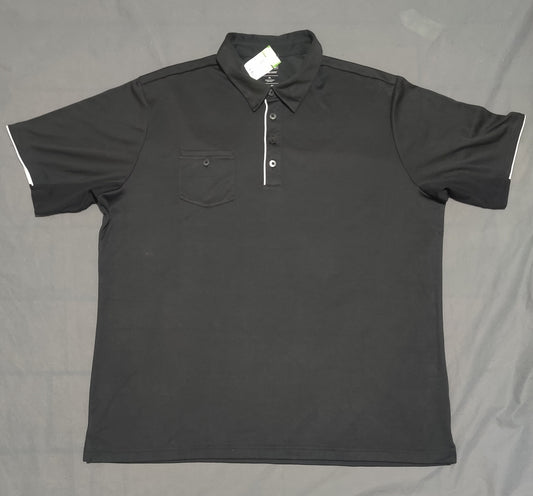 Adidas Men Sport Black Polo T Shirt