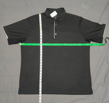 Adidas Men Sport Black Polo T Shirt