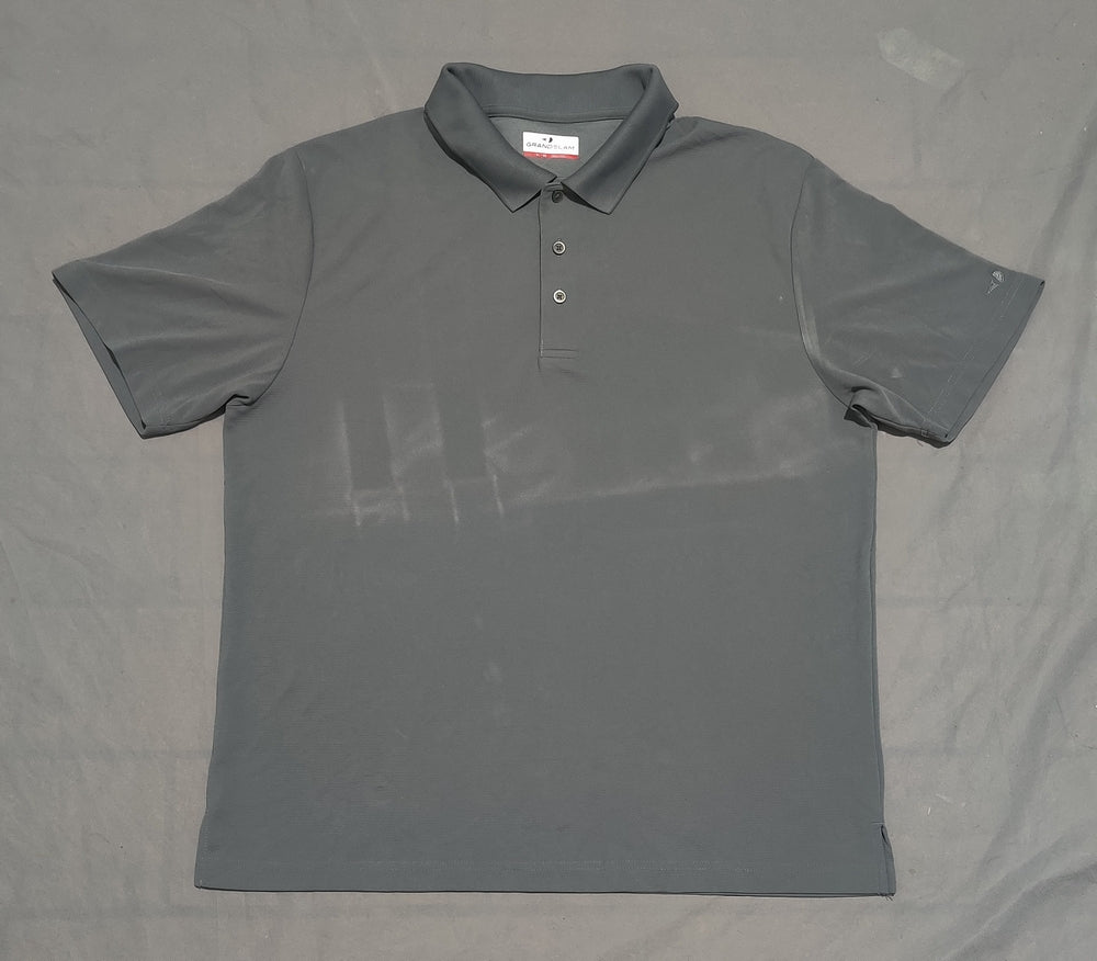Grand Slam Men Sport Gray Polo T Shirt