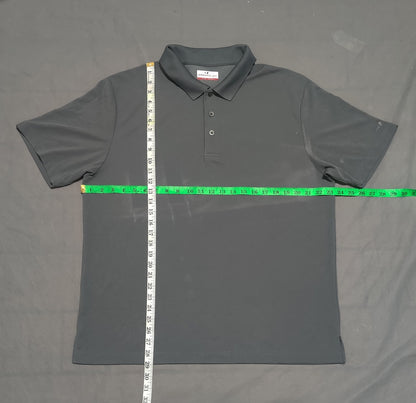 Grand Slam Men Sport Gray Polo T Shirt