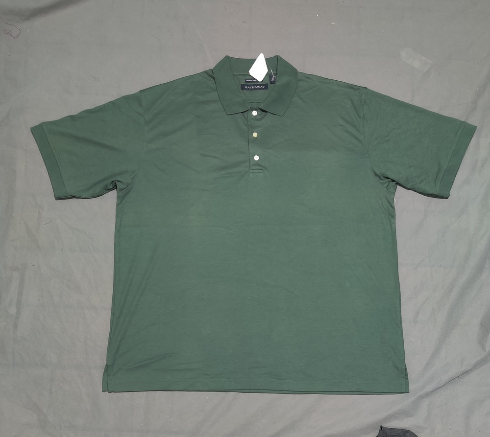 Hathaway Men Sport Green Polo T Shirt