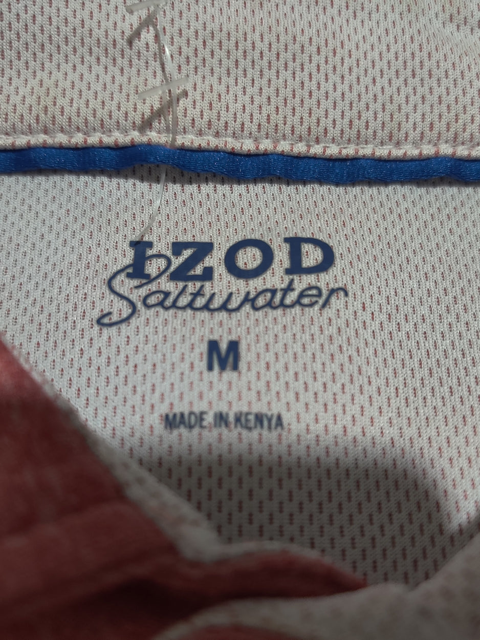 Izod Men Sport Red Polo T Shirt