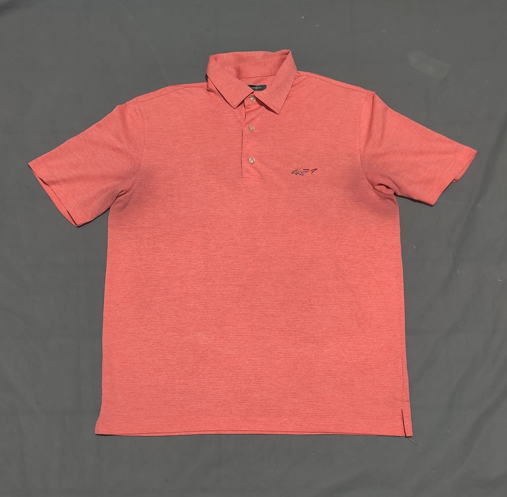 Greg Norman Men Sport Red Polo T Shirt
