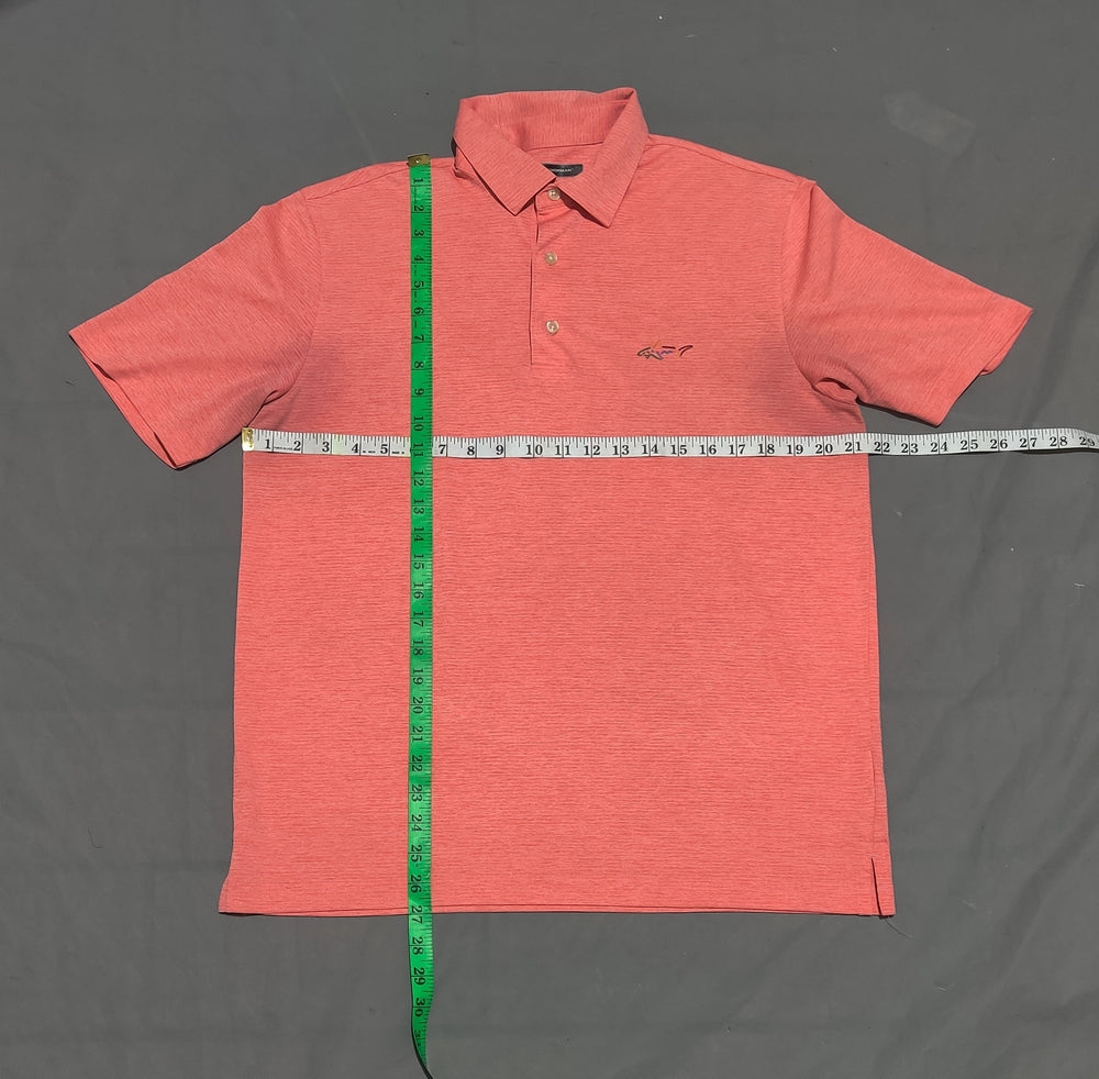 Greg Norman Men Sport Red Polo T Shirt