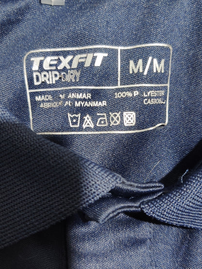 Tex Fit Men Sport Blue Polo T Shirt