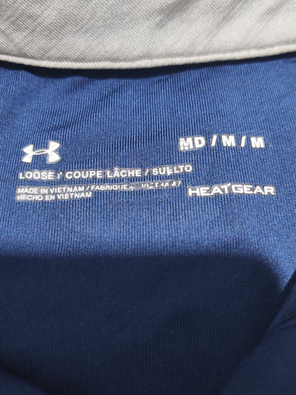 Under Armour Men Sport Blue Polo T Shirt