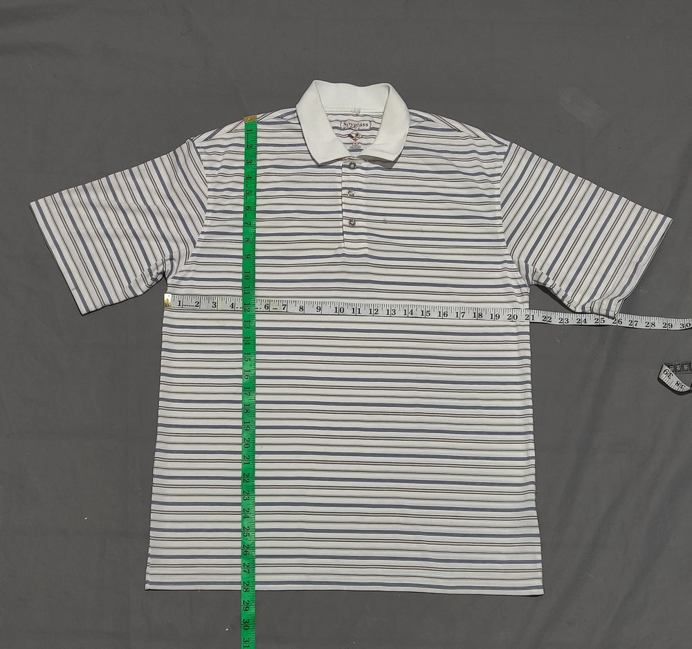 Spyglass Men Sport White Polo T Shirt