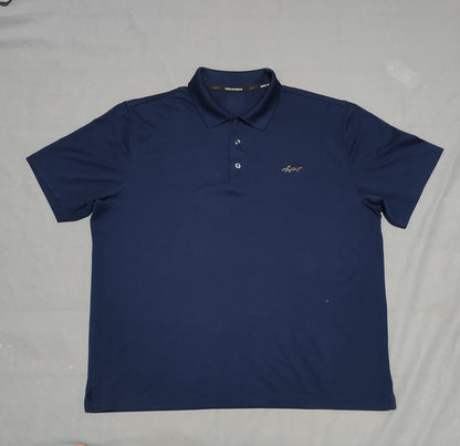 Greg Norman Men Sport Blue Polo T Shirt