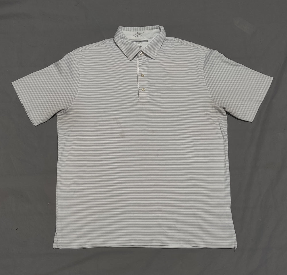 Greg Norman Men Sport Gray  Polo T Shirt