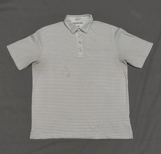 Greg Norman Men Sport Gray  Polo T Shirt