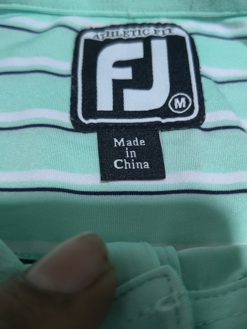 Fj Men Sport Green Polo T Shirt
