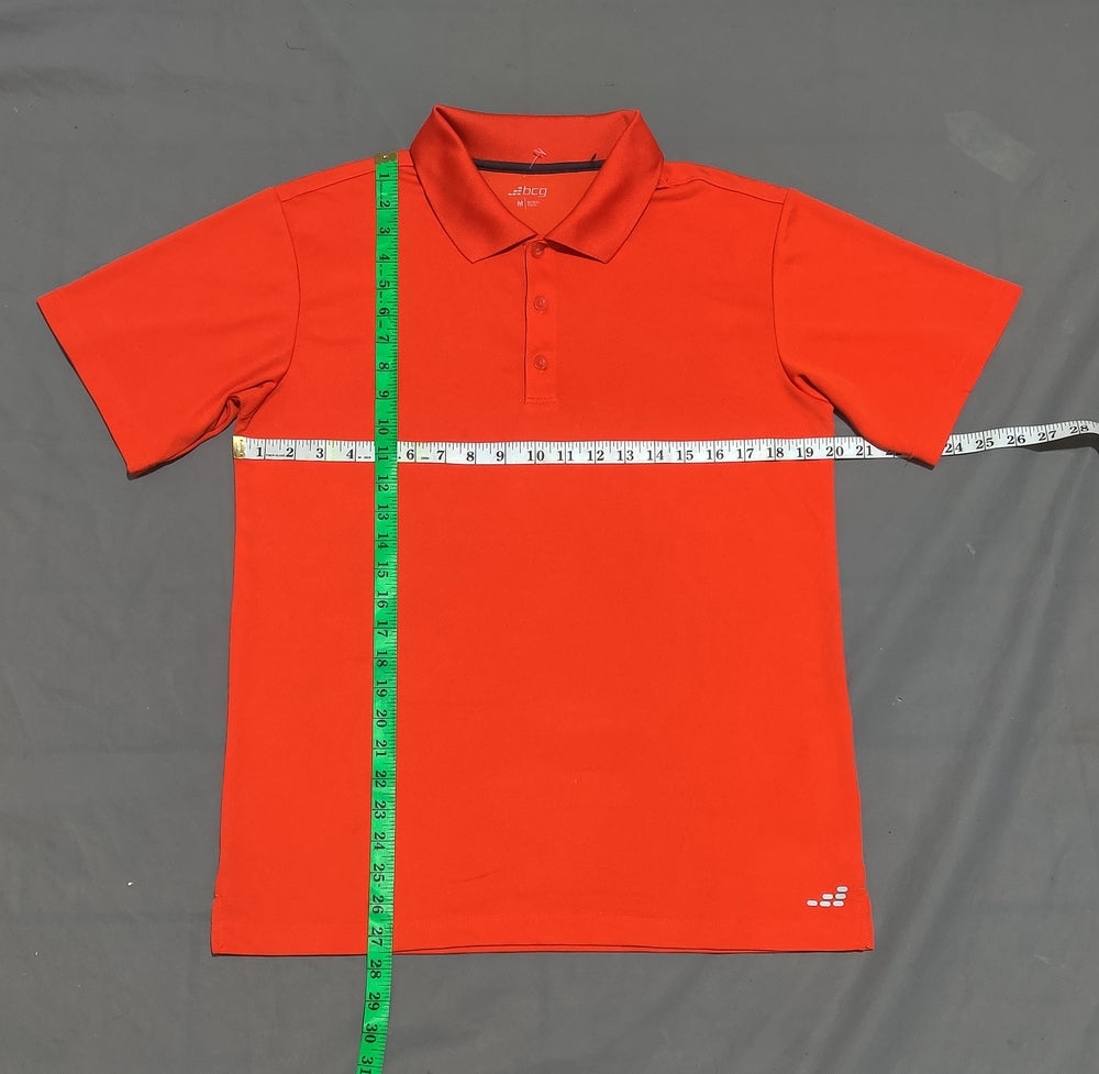 Bcg Men Sport Orange Polo T Shirt