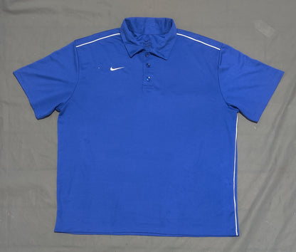 Nike Dri Fit Men Sport Blue Polo T Shirt