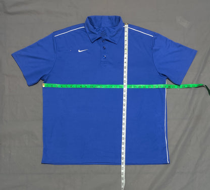 Nike Dri Fit Men Sport Blue Polo T Shirt
