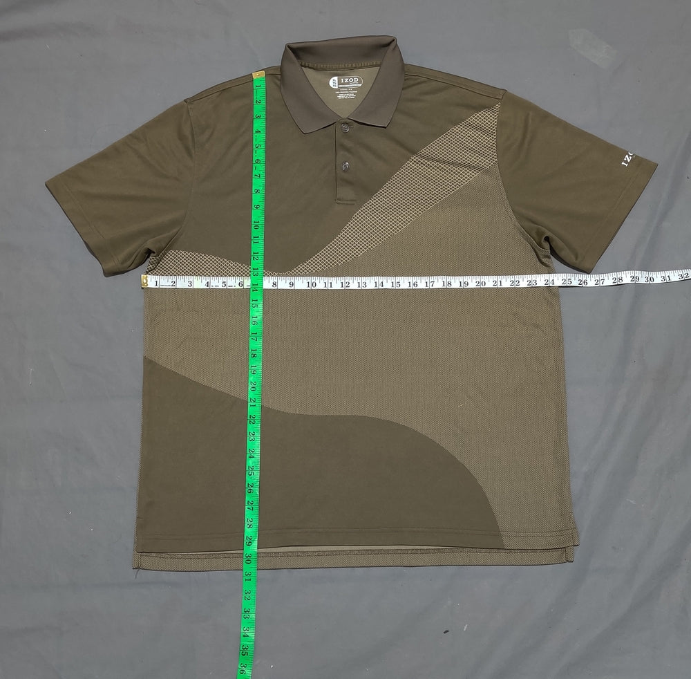 Izod Men Sport Brown Polo T Shirt