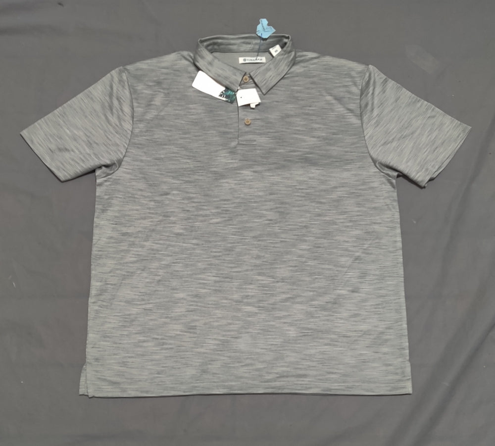 Cubavera Men Sport Gray  Polo T Shirt