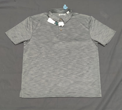Cubavera Men Sport Gray  Polo T Shirt