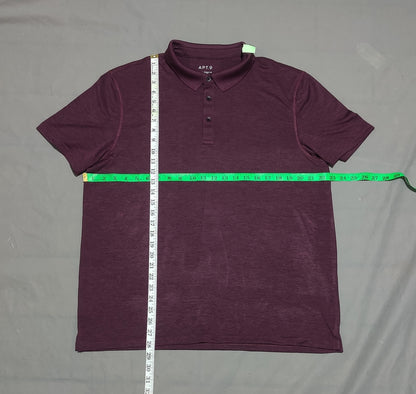 APT.9 Men Sport Purple Polo T Shirt