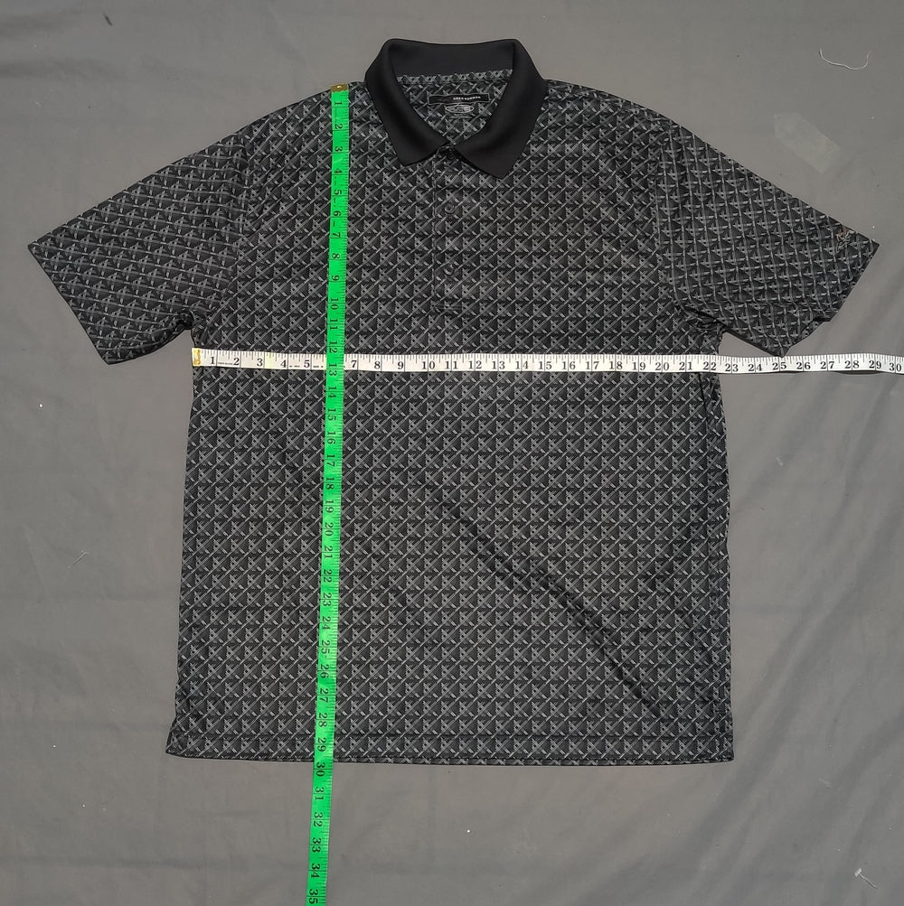 Greg Norman Men Sport Black Polo T Shirt