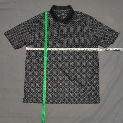Greg Norman Men Sport Black Polo T Shirt