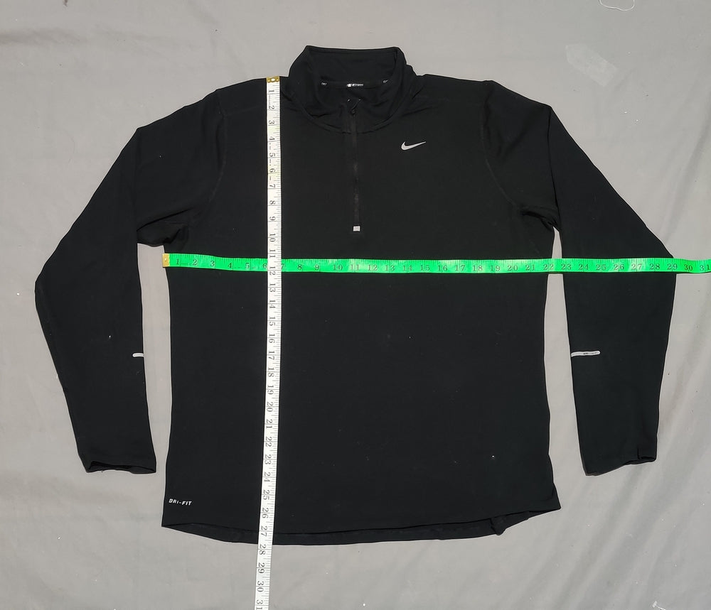 Nike Running Men Sport Black Polo T Shirt