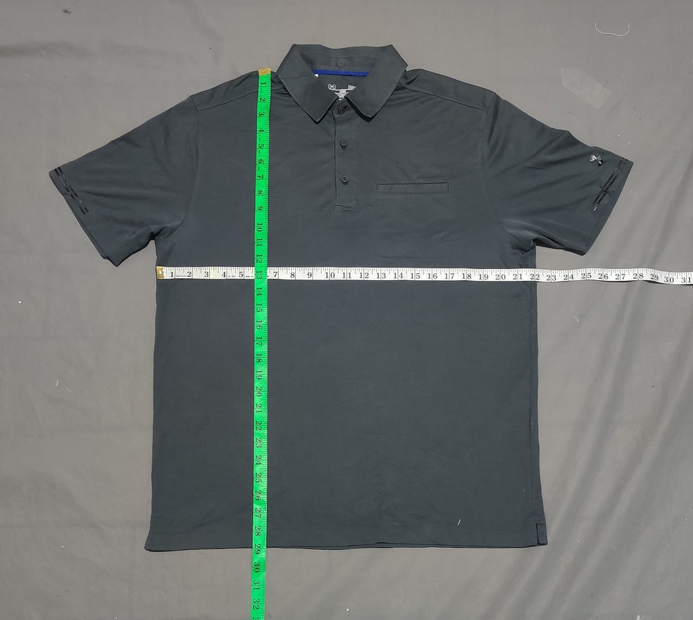Under Armour Men Sport Gray Polo T Shirt