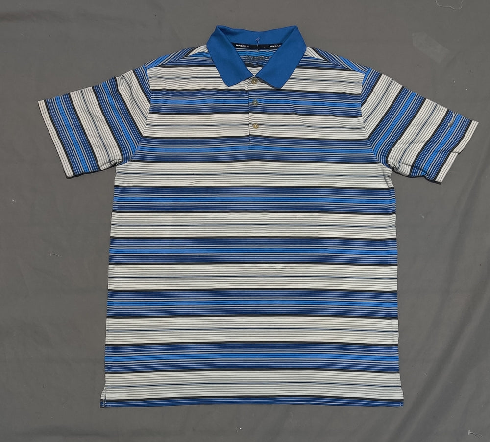 Nike Golf Men Sport Blue Polo T Shirt