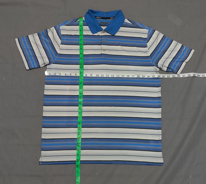Nike Golf Men Sport Blue Polo T Shirt