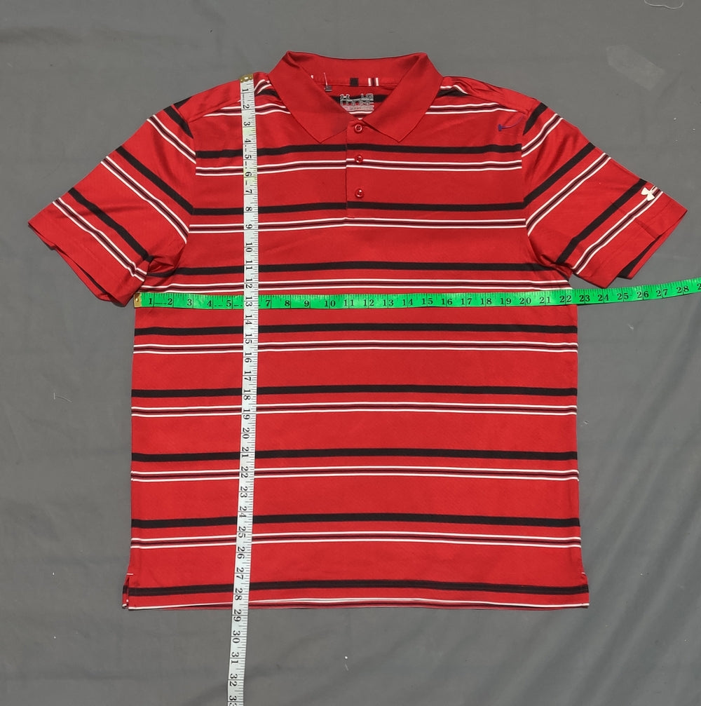 Under Armour Men Sport Red Polo T Shirt