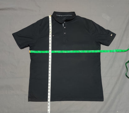 Nike Dri Fit Men Sport Black Polo T Shirt
