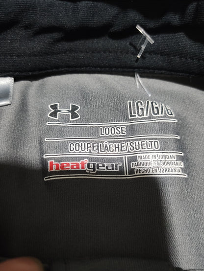 Under Armour Men Sport Gray Polo T Shirt