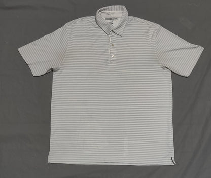 Greg Norman Men Sport Gray Polo T Shirt