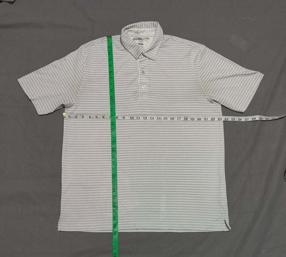 Greg Norman Men Sport Gray Polo T Shirt